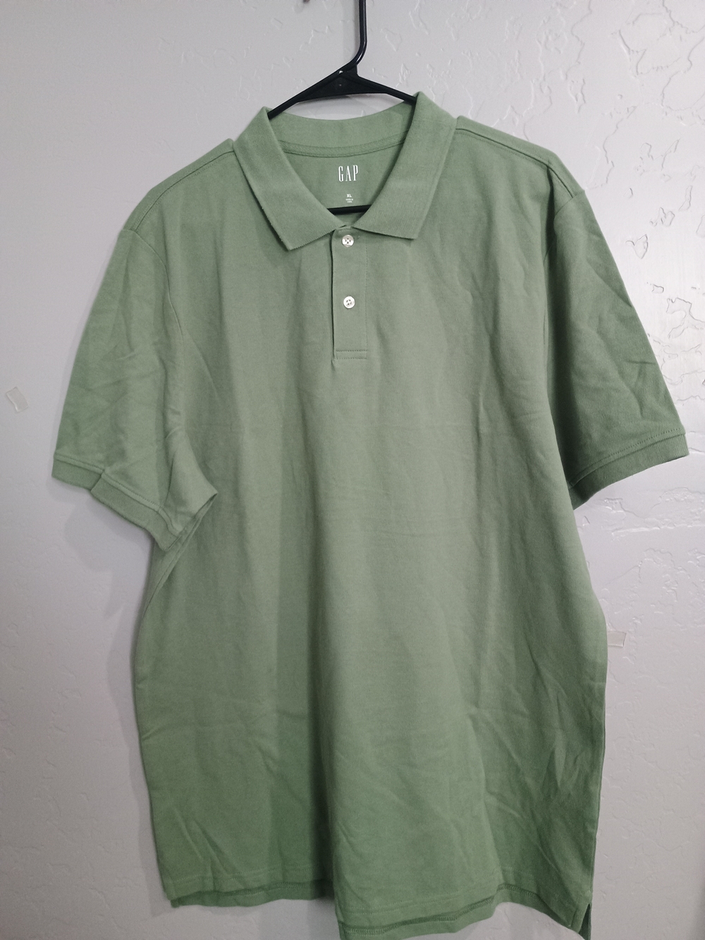 GAP Men's Polo Shirt - Sage Green